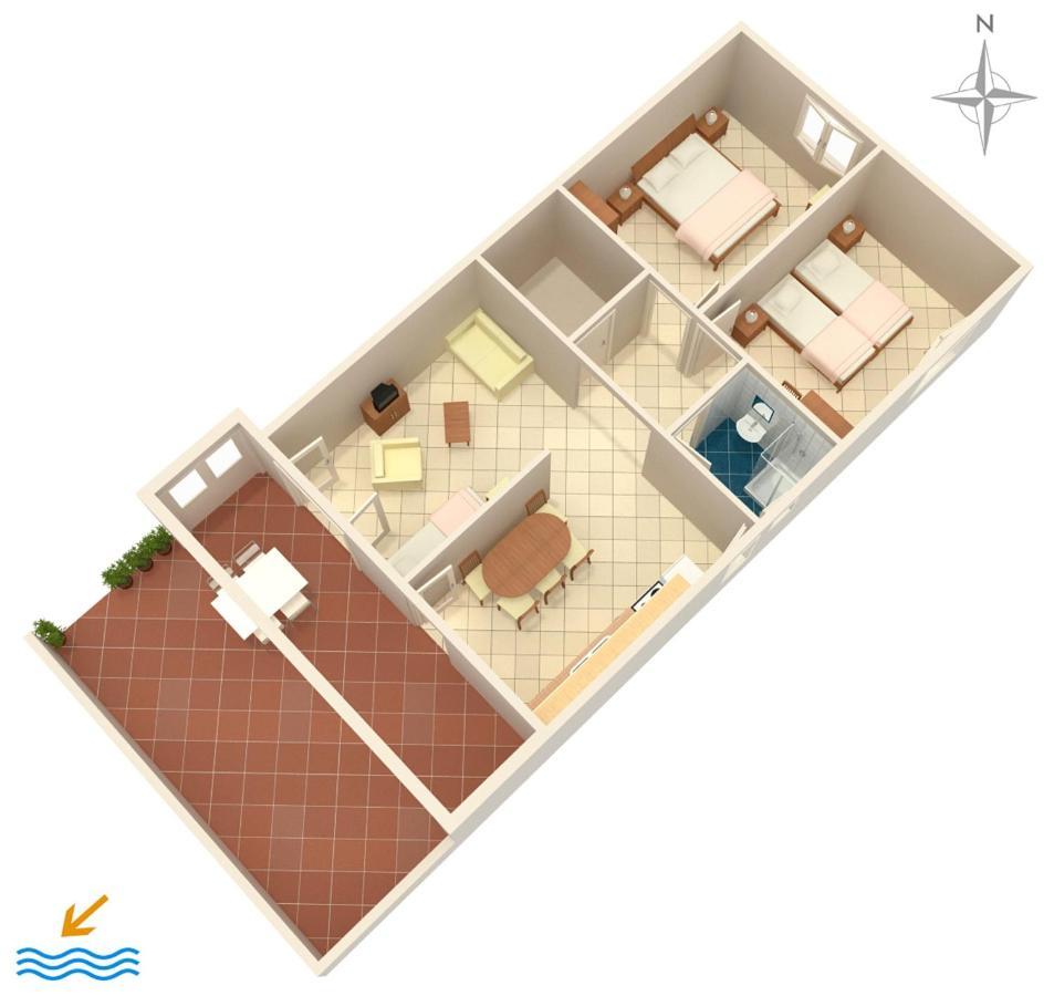 Apartment Mandre 523B コラン エクステリア 写真